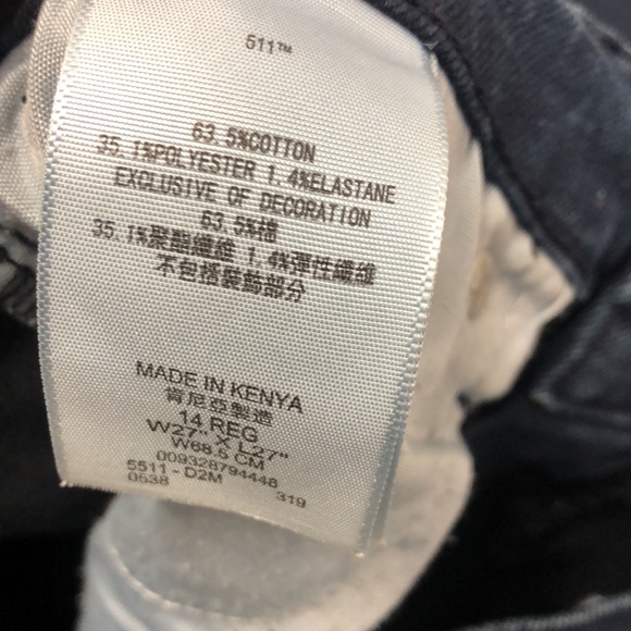 Levi 511 dark wash jeans - Picture 7 of 8